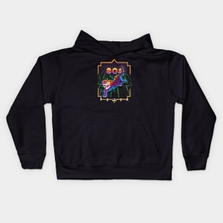 80s Retro Tiger Kids Hoodie